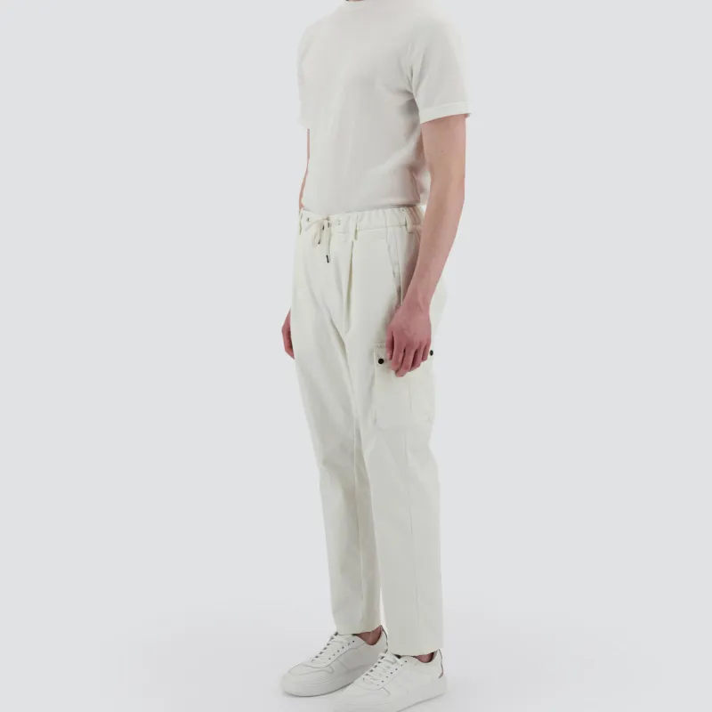 HERNO Drawstring Cargo Trousers-3