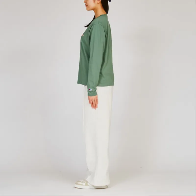 Champion T-Shirt Women's Army Green-2