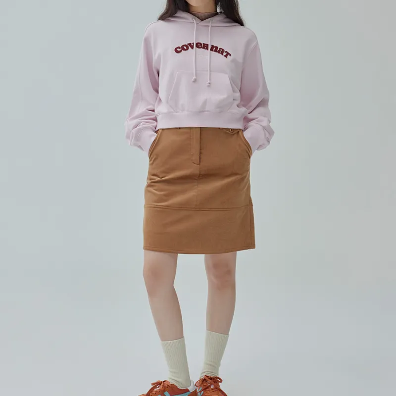 COVERNAT Casual Short Skirts Women's Camel-2