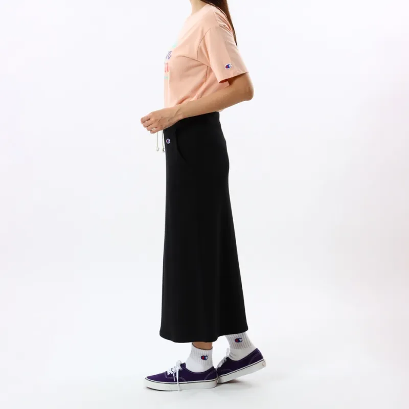 Champion FW24 Casual Long Skirt Women's Black-3