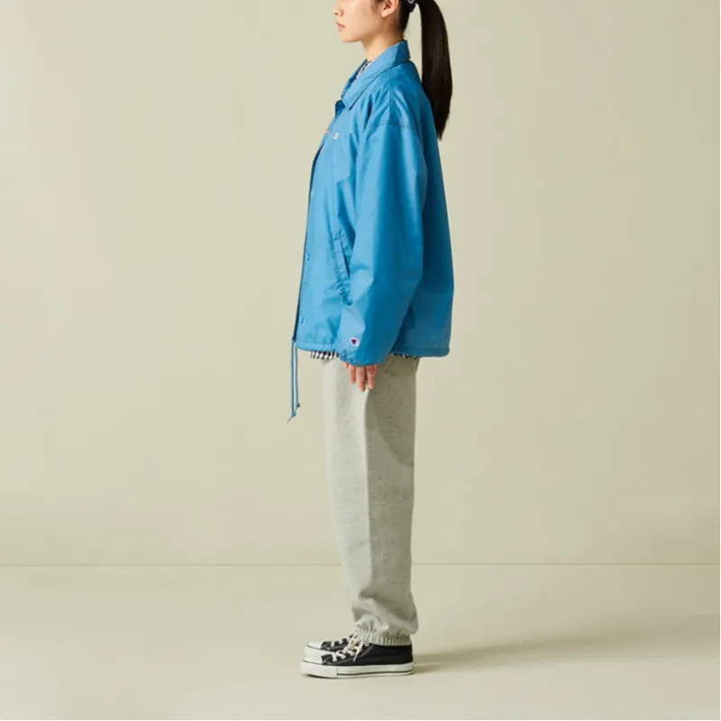 Champion FW24 Jackets & Coats Unisex Light Gray Blue-2