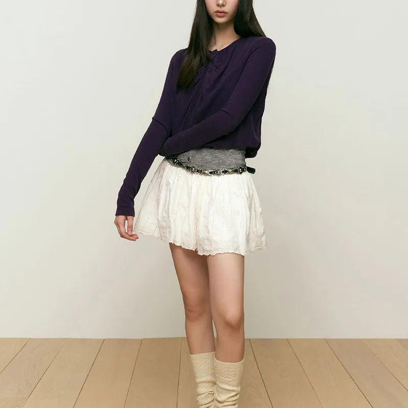 Kirsh FW24 Knitwear Women's Dark Purple-2