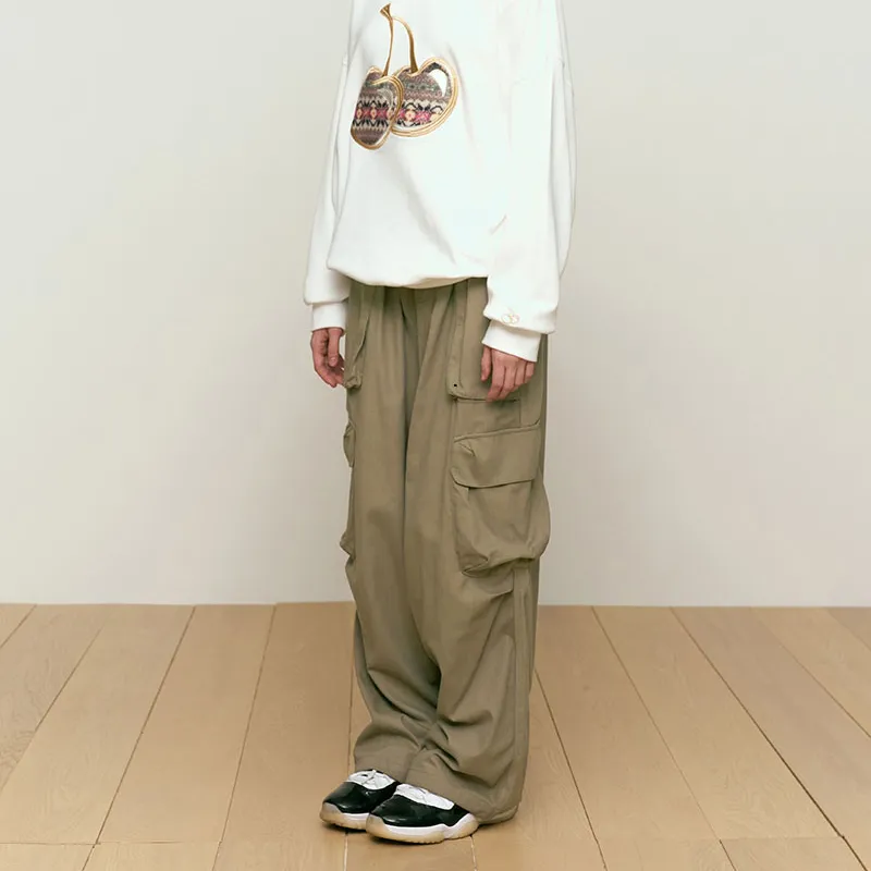 Kirsh FW24 Cargo Pants Women's Khaki-2