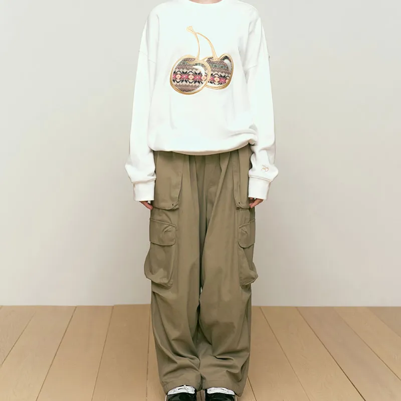 Kirsh FW24 Cargo Pants Women's Khaki-1