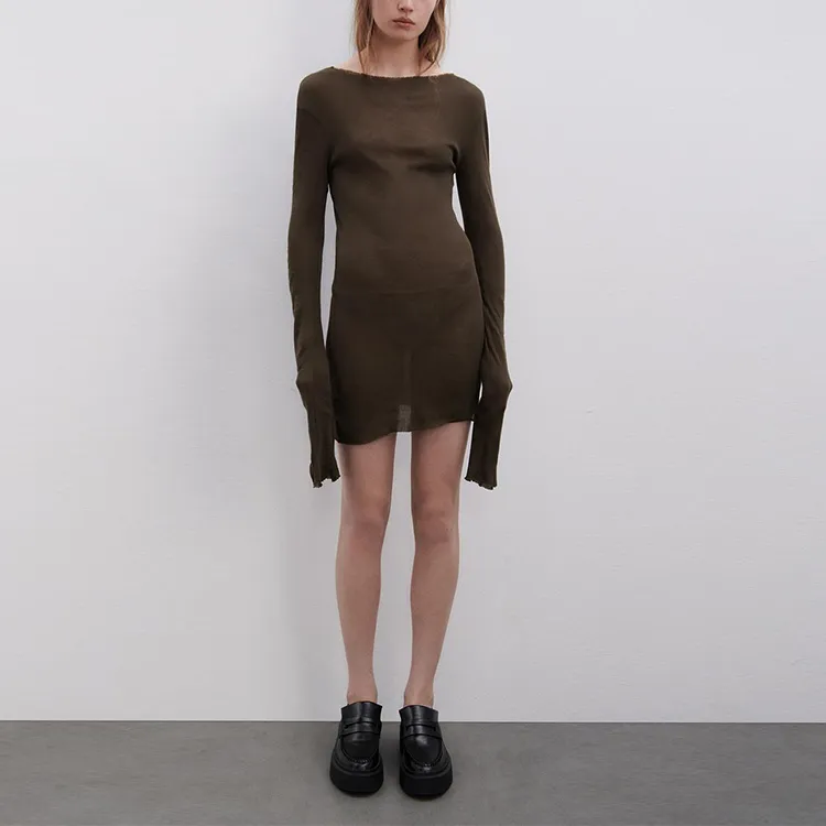 ZARA T-Shirts Women's Chocolate-3