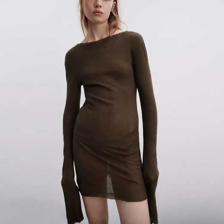 ZARA T-Shirts Women's Chocolate-2