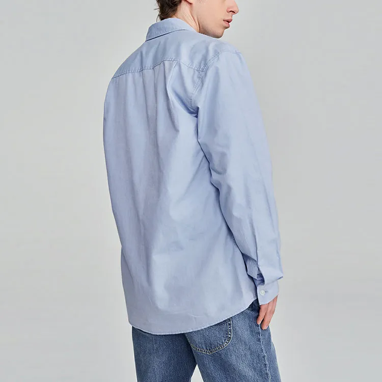 Lee Shirts Men Oxford Blue-2