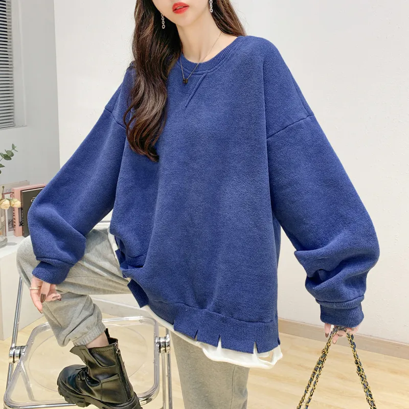 Mokana Sweatshirts Women's Blue-1