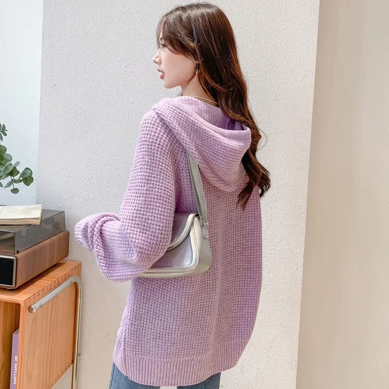Mokana Cashmere Sweater Women's Purple-2