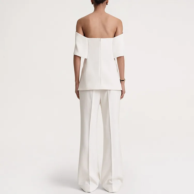 TOTEME Off shoulder Strapless Top-2