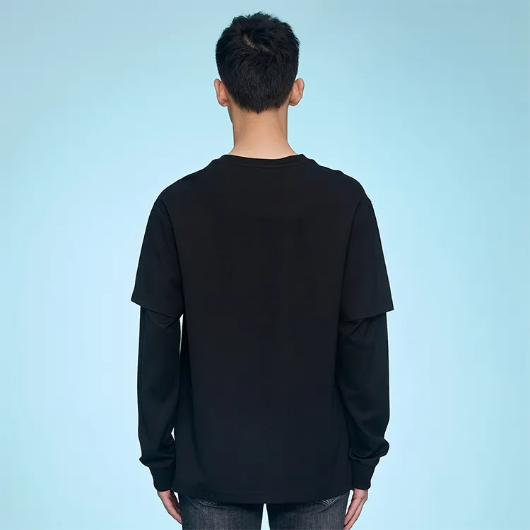 FAIRWHALE T Shirt Men's Pure Black-2