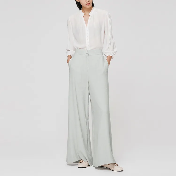 CLUB MONACO Casual Pants Women's Light Green-1