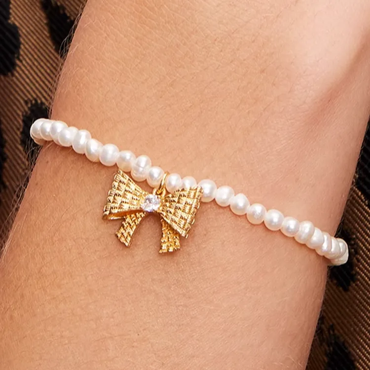 Kate Spade Cultured Pearl Copper Bracelets Women's Gold-1