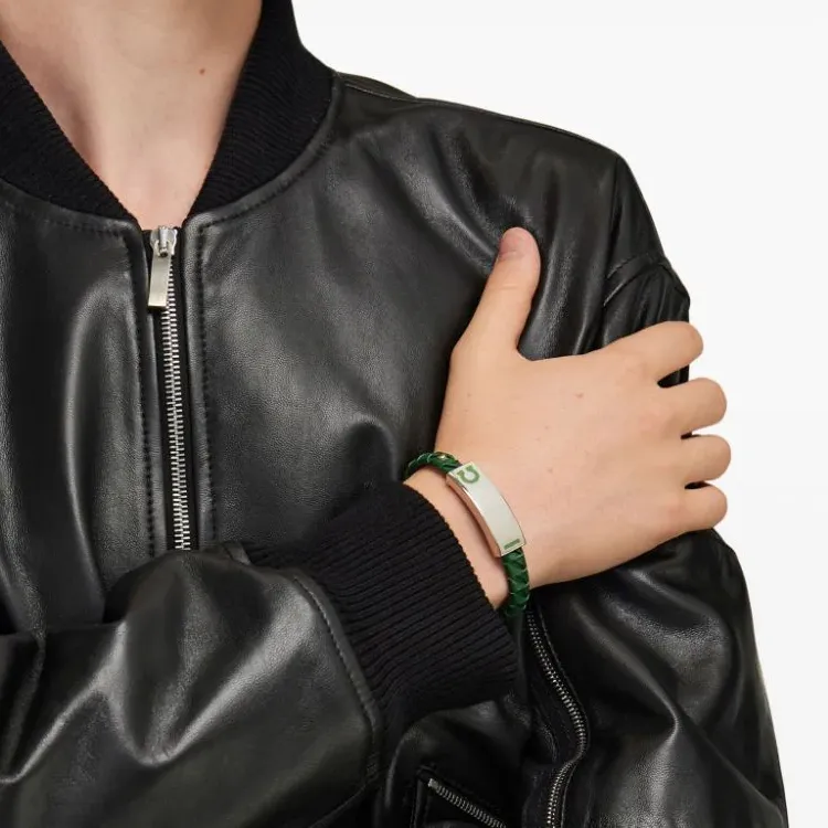 Ferragamo Gancini Leather Bracelet-2