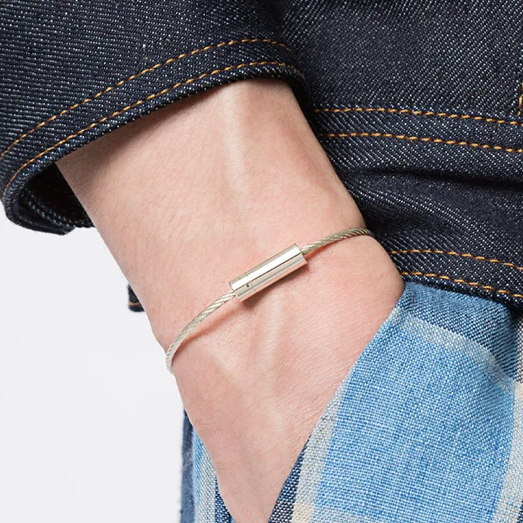 Le Gramme Cable Polished finish Bracelet-1