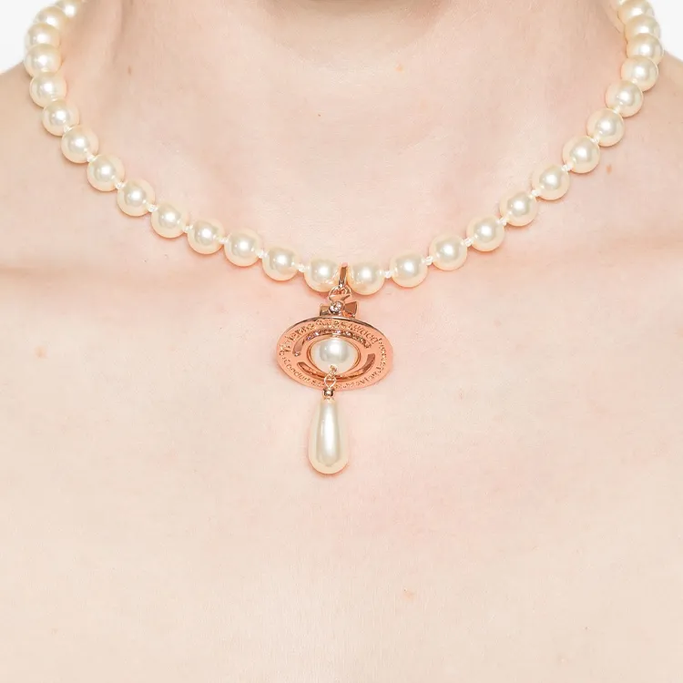 Vivienne Westwood One Row Necklace-2