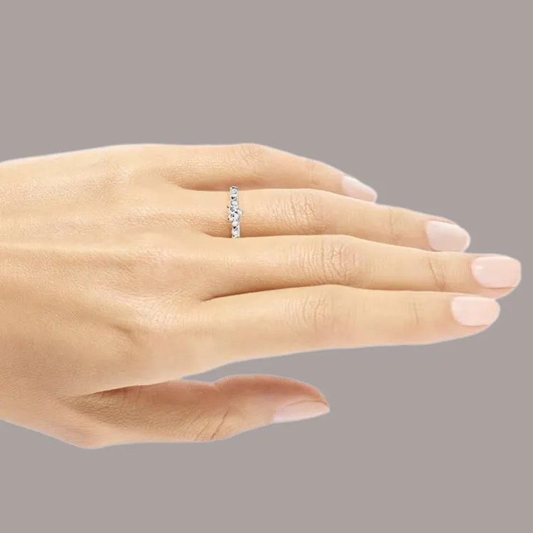 FRED Diamond Rings Women's Silver-1