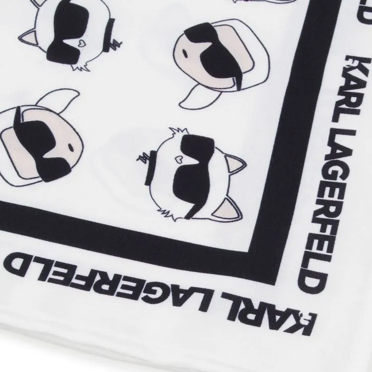 KARL LAGERFELD / Karl Lagerfeld Jeans Logo print Scarf-2