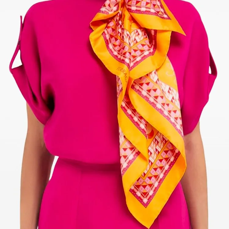 Ferragamo Animal print Silk Scarf-1