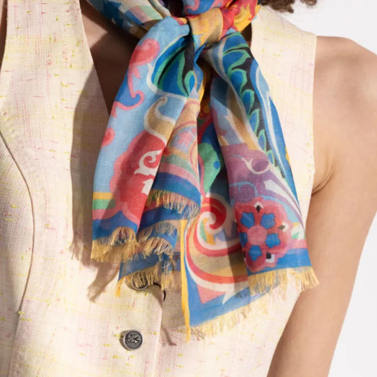 ETRO Paisley Printed Scarf-1