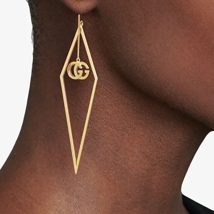 GUCCI Gg Running 18kt Gold-tone Single Earring-1