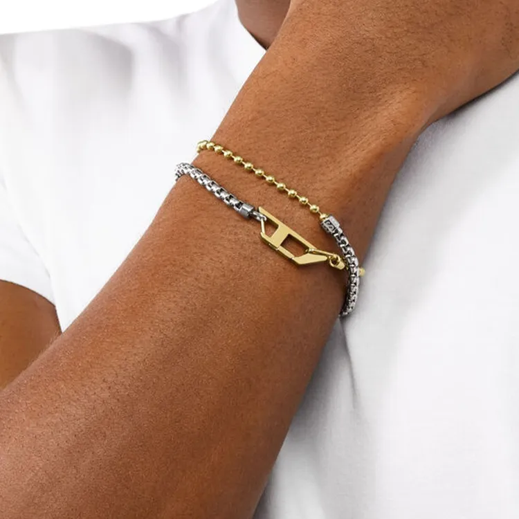DIESEL Steel Bracelets Women's Silver-2