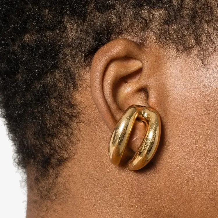 Panconesi Double Moon Earrings-2