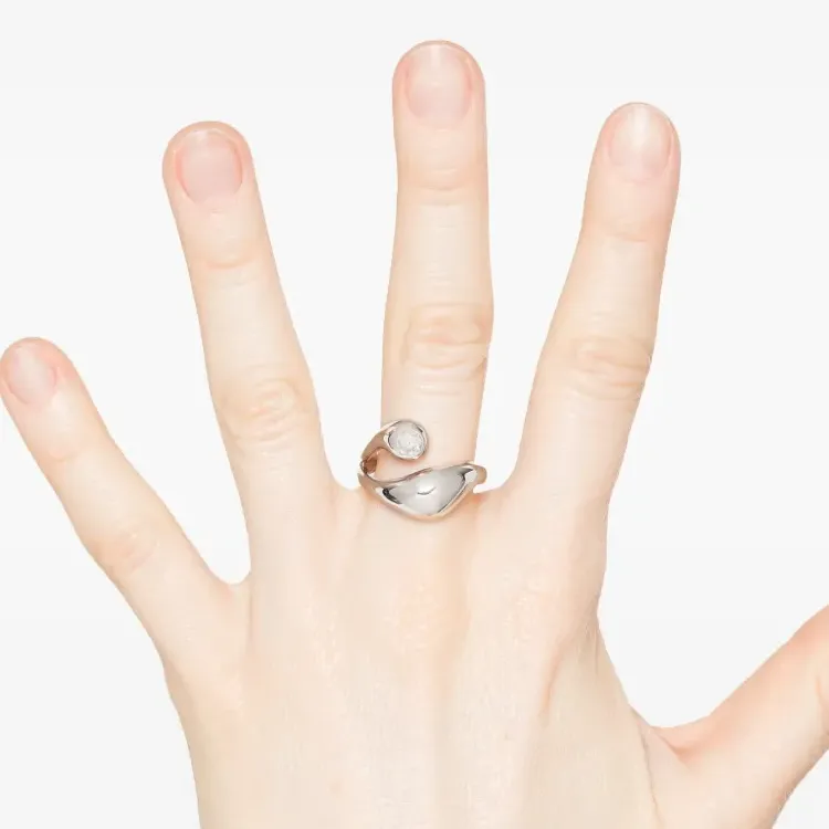 Maria Black Mermaid Ring-2