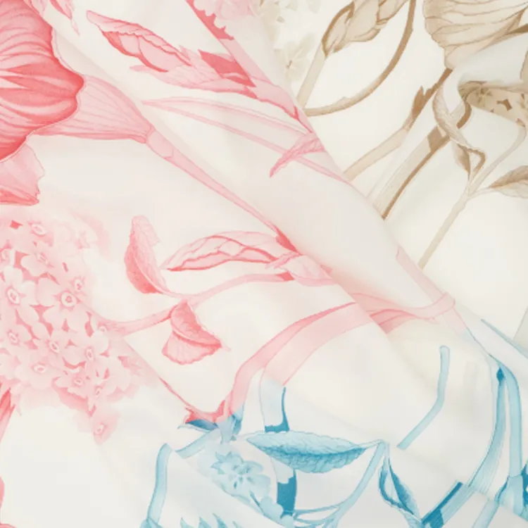 Ferragamo Hydrangea print Silk Scarf-2