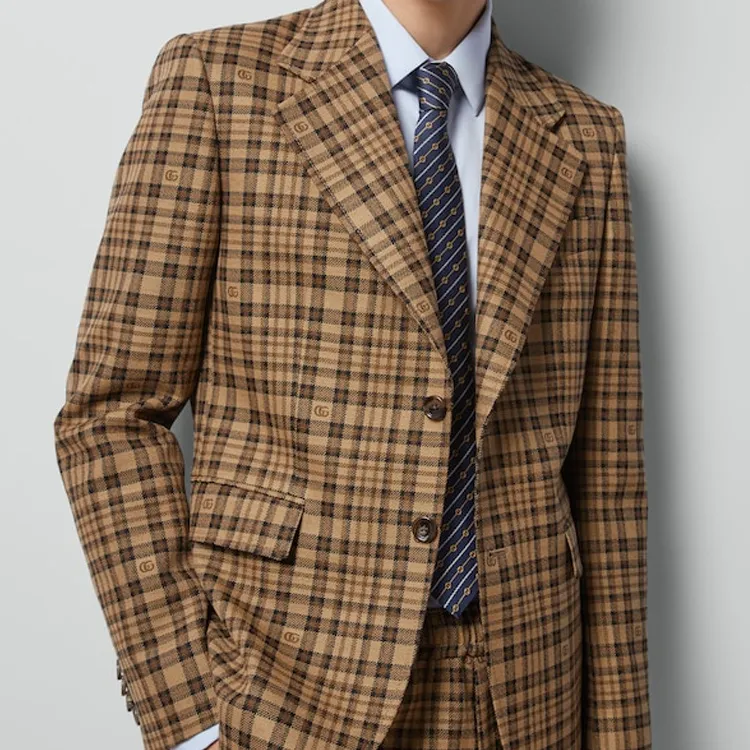 GUCCI Interlocking G Silk Tie-1