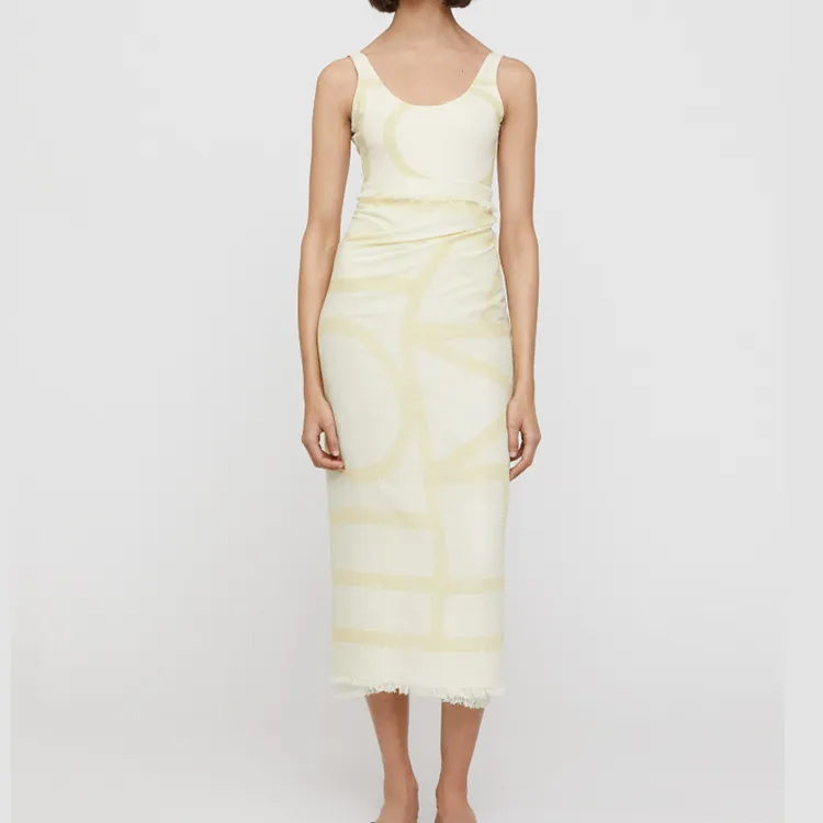 TOTEME Monogram Printed Frayed Sarong-4