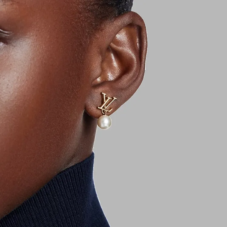 LOUIS VUITTON Lv Iconic Louisa Earrings-3
