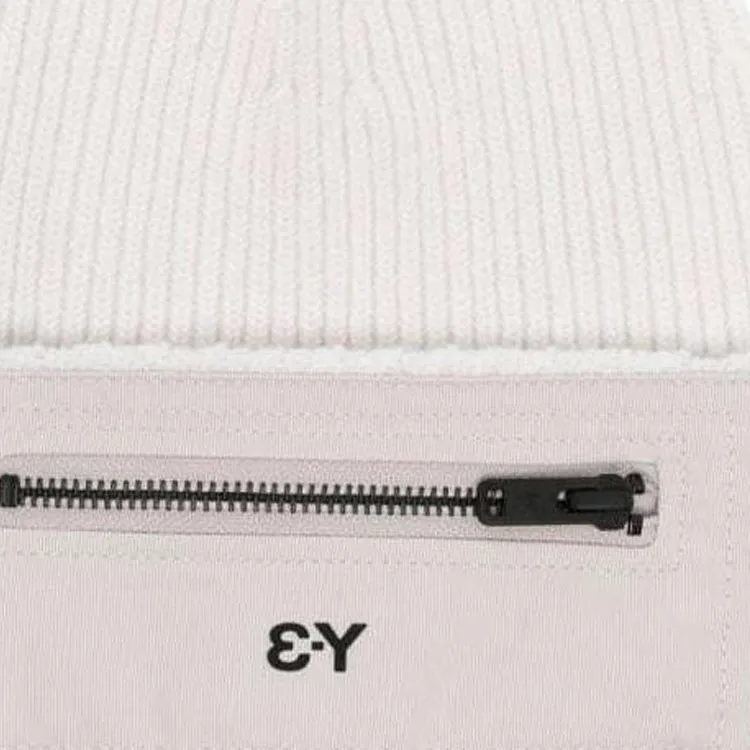 Y 3 Logo print Wool Beanie-2