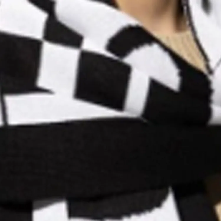 VERSACE JEANS COUTURE Logo-intarsia Scarf-1