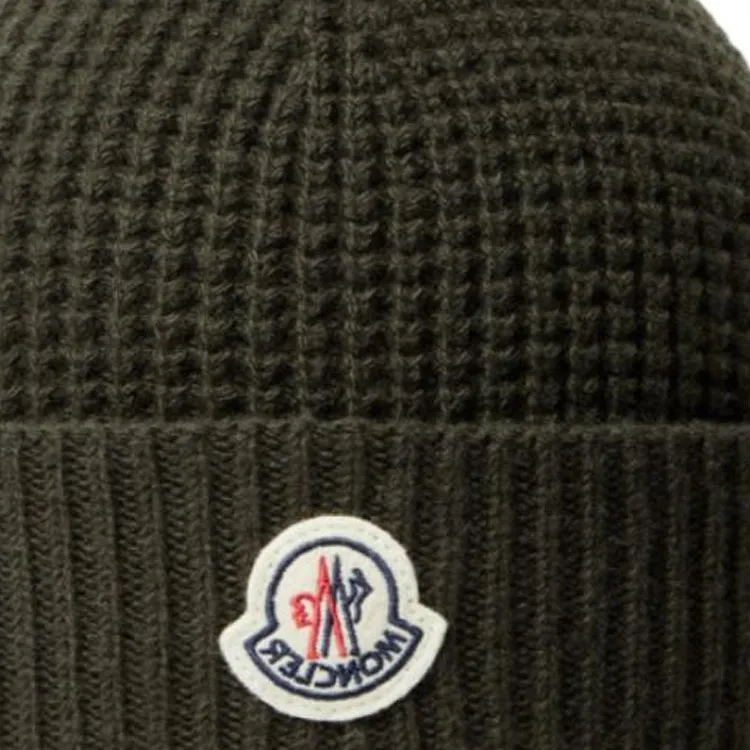 Moncler Logo Patch Beanie-2