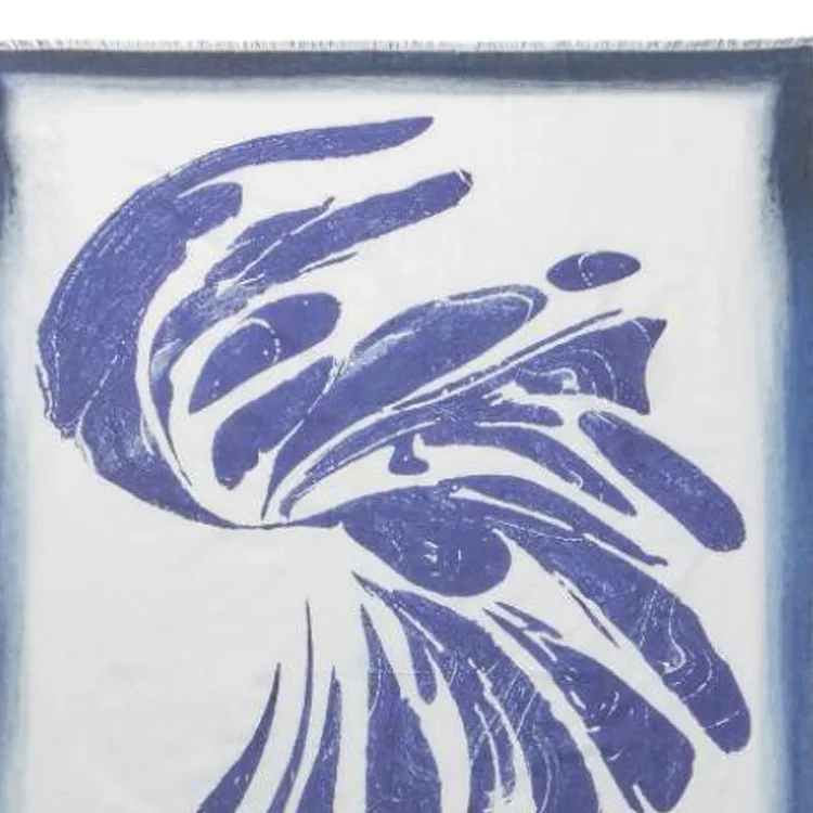 DRIES VAN NOTEN Cotton Shawls Men's Blue-2