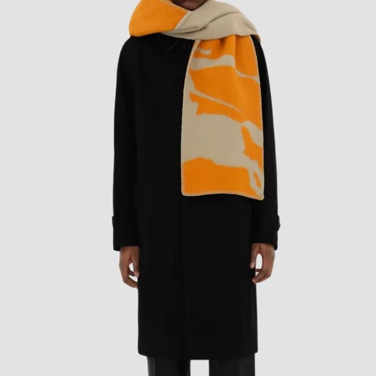Burberry Ekd Wool Hooded Scarf-1