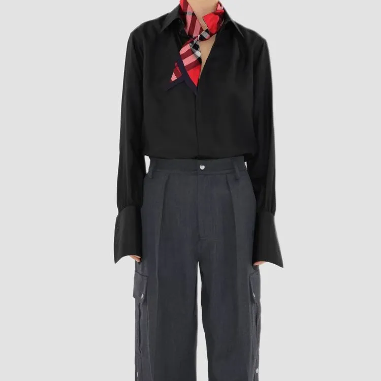 Burberry Silk Scarves Women's Scarlet-2