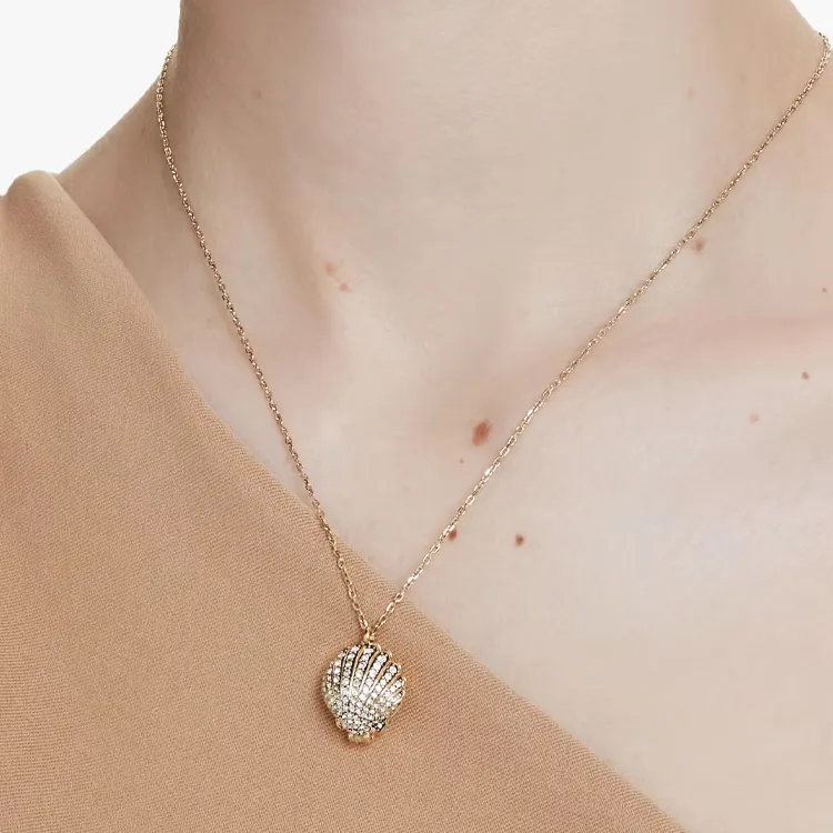 Swarovski Idyllia Faux Crystal Necklaces Women's Gold-1
