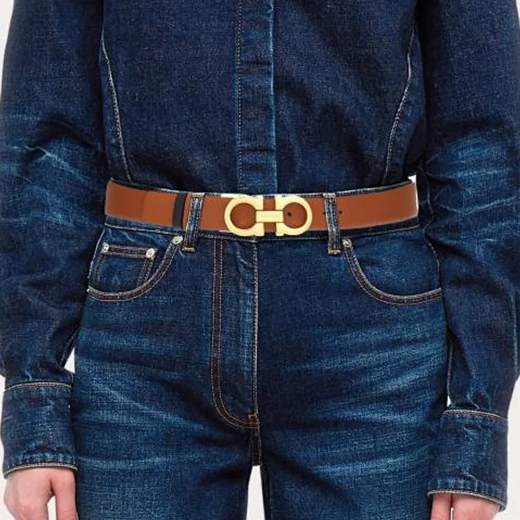 Ferragamo Reversible Gancini Leather Belt-2