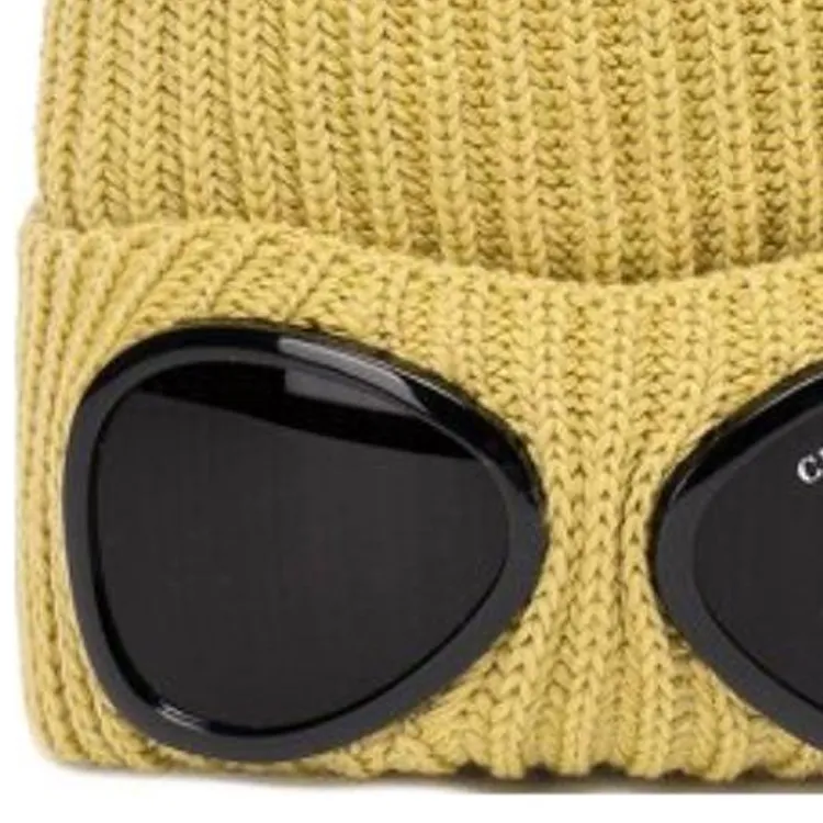 C.P. Company Cotton Goggle Beanie-2