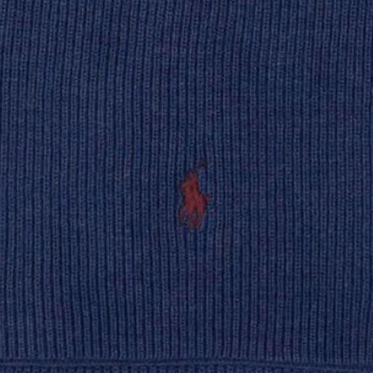 Polo Ralph Lauren Pony Embroidered Ribbed Knit Scarf-2