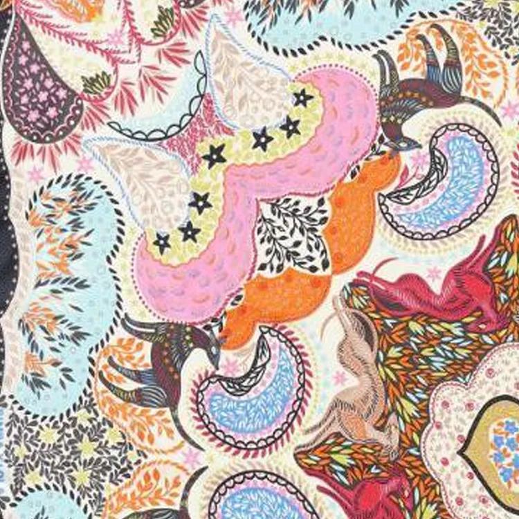 Bimba Y Lola Greyhound And Leaf print Scarf-2