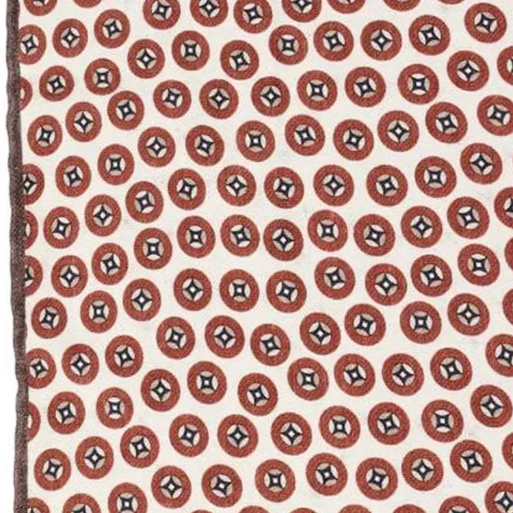 Brunello Cucinelli Logo Patch Graphic Printed Pocket Square-2