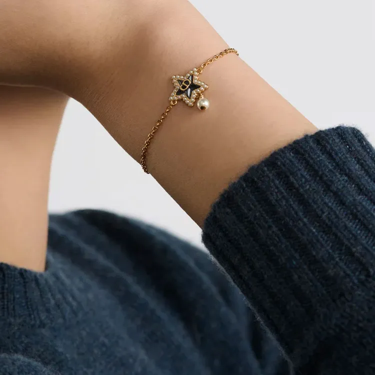 DIOR Resin Pearls Bracelets Women's Gold-1