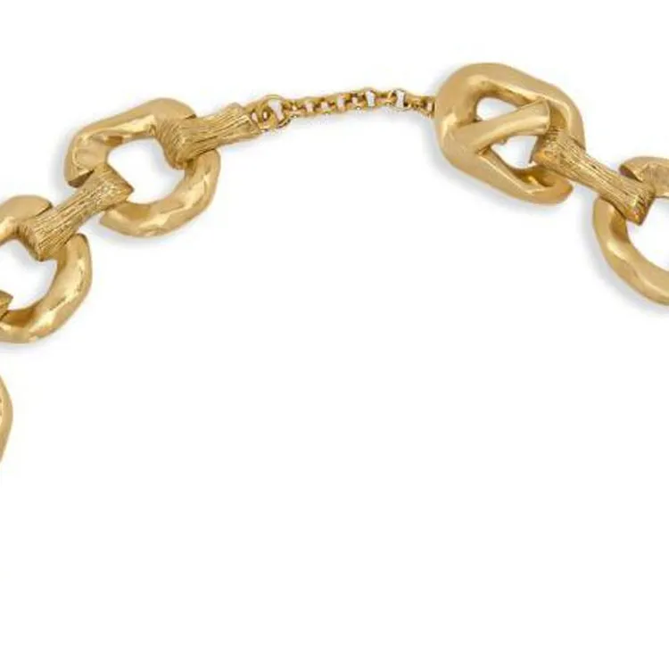 Oscar De La Renta Oversized Chain link Necklace-2