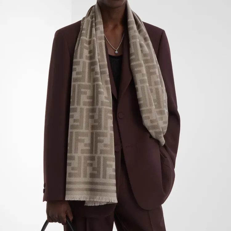 FENDI Ff Jacquard Scarf-2