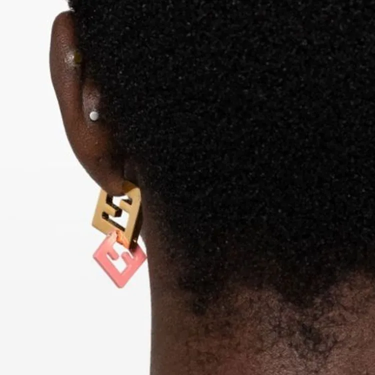 FENDI Orecchini Ff Stud Earrings-1