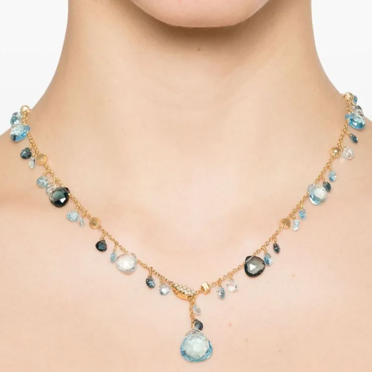 Marco Bicego 18K Yellow Gold Topaz Lariat Necklace-2