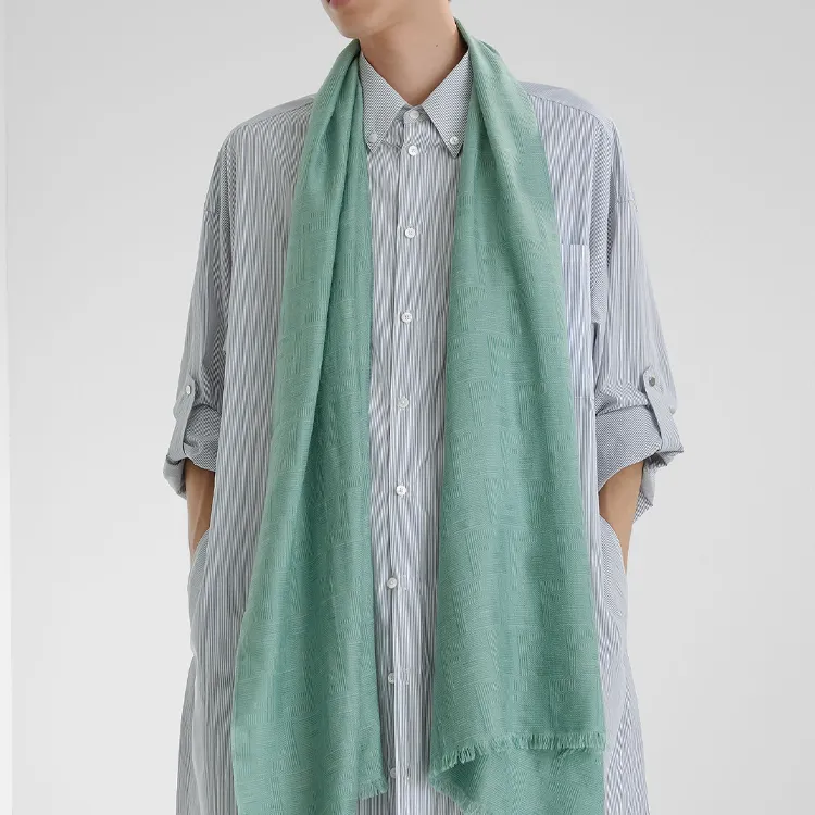FENDI All Over Ff Motif Frayed Edge Scarf-2